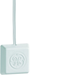 Capteur bris vitre blanc, fil - ALARME HAGER D8920 