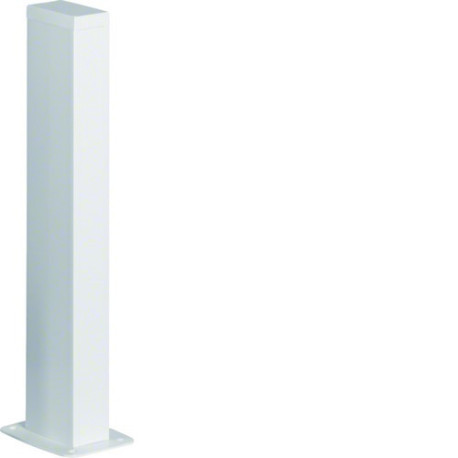 Colonnette officea h 650mm double face alu anodisé RAL 9016 Pure - HAGER DAP2456509016 