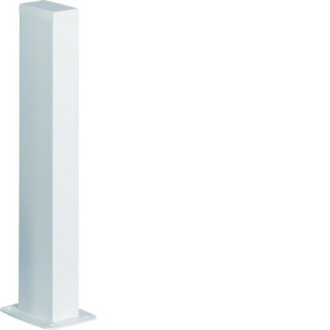 Colonnette officea h 650mm double face alu anodisé RAL 9016 Pure - HAGER DAP2456509016 