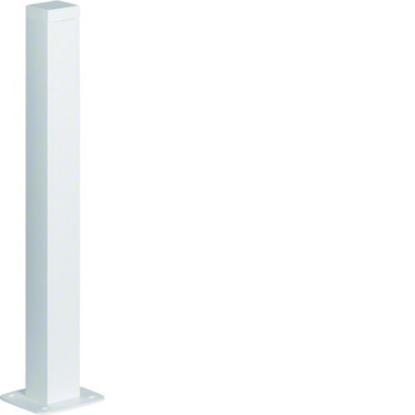 Colonnette officea h 650mm simple face alu anodisé RAL 9016 Pure - HAGER DAP456509016 