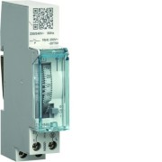 Interrupteur horaire électromécanique compact 1 voie sur 24 heures sans réserve - HAGER EHN010 