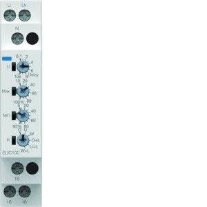 Relais de contrôle courant 1P+N 1 contact inverseur - HAGER EUC100 