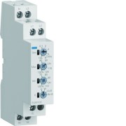 Relais de contrôle tension et phase 1P+N/3P(N) 1 contact inverseur - HAGER EUM100 