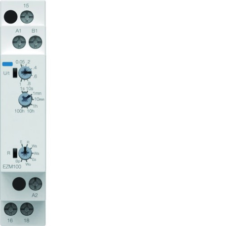 Relais temporisé multifonction 12-240V AC/DC - HAGER EZM100 