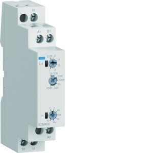 Relais temporisé multifonction 12-240V AC/DC - HAGER EZM100 