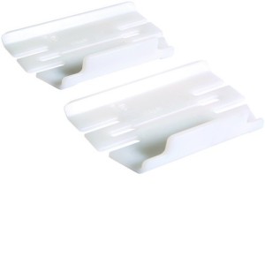 Jeu d'éclisses queraz pour GBD50085 RAL 9016 Pure - HAGER GBD500859 