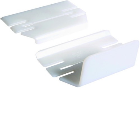 Jeu d'éclisses queraz pour GBD50100 RAL 9016 Pure - HAGER GBD501009 