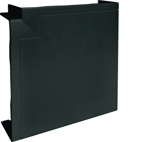 Angle plat queraz enclipsage direct pour GBD50161 RAL 9011 noir - HAGER GBD5016159011 