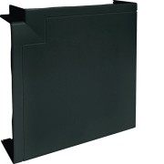 Angle plat queraz enclipsage direct pour GBD50161 RAL 9011 noir - HAGER GBD5016159011 