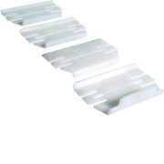 Jeu d'éclisses queraz pour GBD50190 RAL 9016 Pure - HAGER GBD501909 