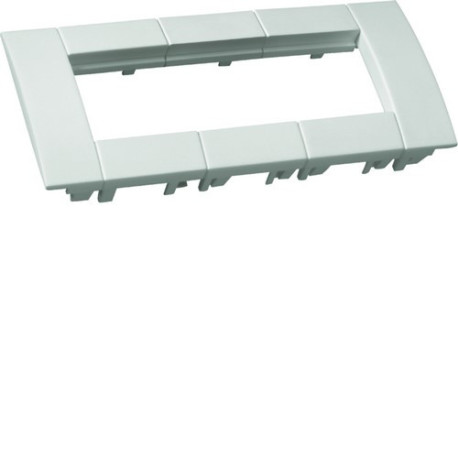 Support d'appareillage 45x45 triple Pure pour goulottes alu - HAGER GT4539016 