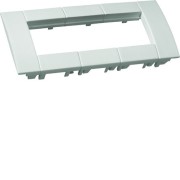 Support d'appareillage 45x45 triple Pure pour goulottes alu - HAGER GT4539016 