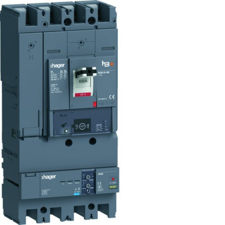Disj. h3+ P630 Energy AB 4x400A 25kA + RCD - HAGER HHW401NB 