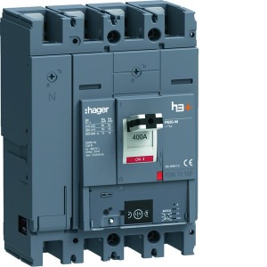 Disjoncteur h3+ P630 Energy 4x400A 50kA - HAGER HMW401NR 