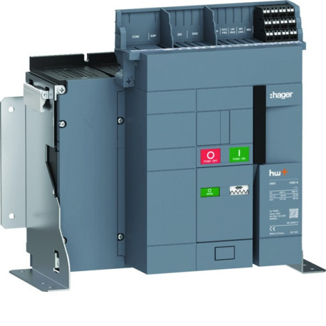 Interrupteur Ouvert HW1 1000A 4P Fixe - HAGER HW1W410FS 