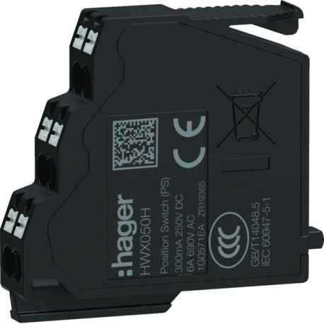 Contact de position (PS) - HAGER HWX050H 