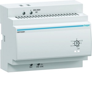 Retardateur pour bobine à manque de tension 200-250V AC (UVTC) - HAGER HWY033H 