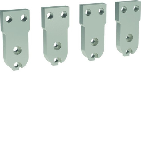 Prises Avant - bas,court - HW1 débrochable 4 Pôles (FC) - HAGER HWY047H 