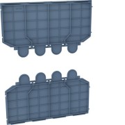 Plaque isol. épanouie P630 4P - HAGER HYW053H 