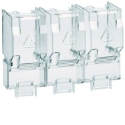 Capot cache borne 3P inter fus - APPAREILLAGE DE TETE  HAGER HZF206 