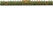 Bar.s socle 121mm 1X25-8X16-8X - CONNEXION  HAGER K156 
