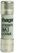 Cartouche fus.10x381000VDC 6A -   HAGER LF306PV 