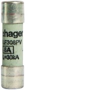 Cartouche fus.10x381000VDC 8A -   HAGER LF308PV 