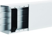 Goulotte lifea h110mmxp60mm + 2 éclisses +4 agrafes M7249 RAL 9016 Pure - HAGER LFF6011009016 