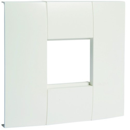 Support appareillage lifea simple entraxe 45x45mm pour LFF40/60110 RAL9016 Pure - HAGER LFF71H1109016 