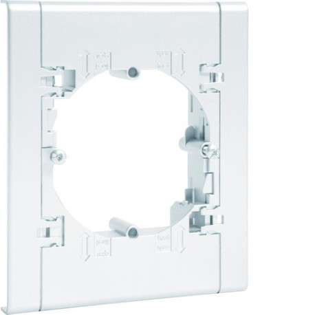 Support appareillage lifea entraxe 60mm pour LFF40/60110 RAL 9016 Pure - HAGER LFF71U1109016 