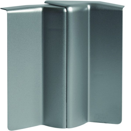 Angle Int SL15100 Alu - MOULURES PLINTHES  HAGER SL151004D1 