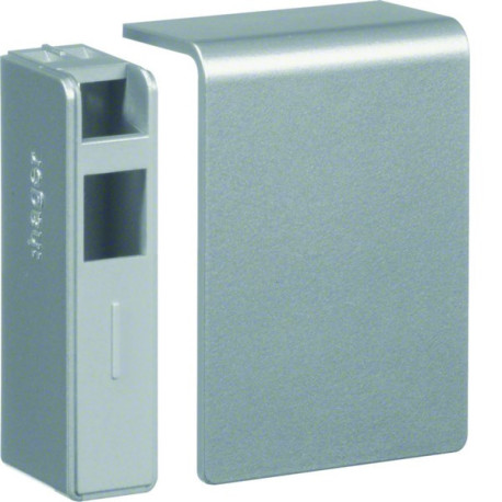 Embout SL20055 Alu - MOULURES PLINTHES  HAGER SL200556D1 