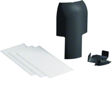 Adapteur SL20055/EK 40040 Noir - MOULURES PLINTHES  HAGER SL20055819011 