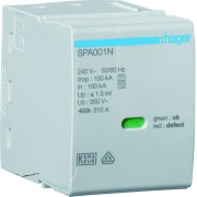 Cartouche N-PE Uc 350V Iimp 100kA Up 1.5kV - HAGER SPA001N 
