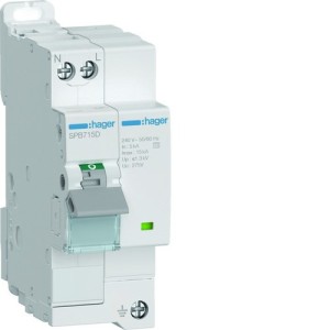 Parafoudre T2 2P auto-protégé 15KA voy - HAGER SPB715D 