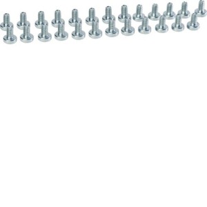 Vis,quadro system,seul-autotaraudeuse,pour coffret métallique,M6x10mm,25pièces - HAGER UC856E 