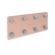 Eclisse cuivre, quadro evo, 1250A (jeu de 4) - HAGER UC9125C 