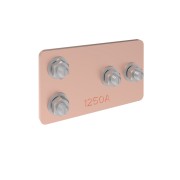 Dérivation cuivre, quadro evo 1250A (jeu de 4) - HAGER UC9125T 