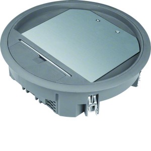 Boîte sol 12 mod.12mm grise - GOULOTTE INSTALLATIO  HAGER VR06127011 