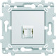 RJ45 essensya CAT.6 UTP simple Pure - HAGER WE225
