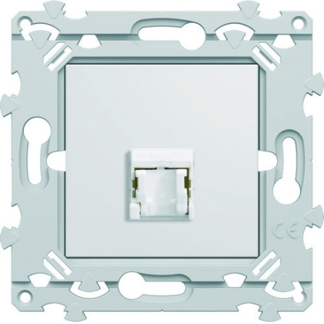 RJ45 essensya CAT.6 UTP simple Pure - HAGER WE225 