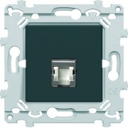 RJ45 CAT.6A STP Gr3TV anthracite - HAGER WE228A 