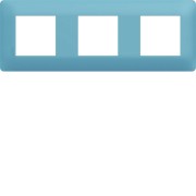 Plaque 3 postes essensya Riviera - HAGER WE533 