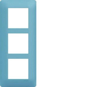 Plaque 3 postes essensya E57 Riviera - HAGER WE537 