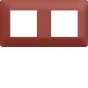 Plaque 2 postes essensya Sierra - HAGER WE562 