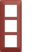 Plaque 3 postes essensya E57 Sierra - HAGER WE567 