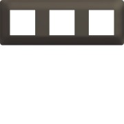 Plaque 3 postes essensya Terra - HAGER WE573 