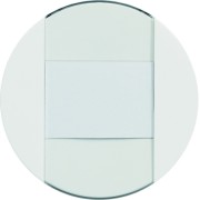 ateha Interrupteur ou poussoir à fermeture 1F porte-étiquette 1F associable - HAGER WJA025B 