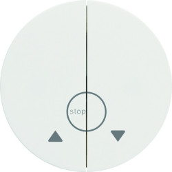 ateha Poussoir volet-roulant associable - HAGER WJA301B 