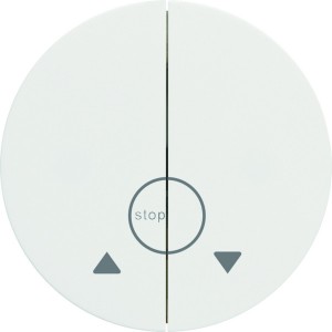 ateha Poussoir volet-roulant associable - HAGER WJA301B 